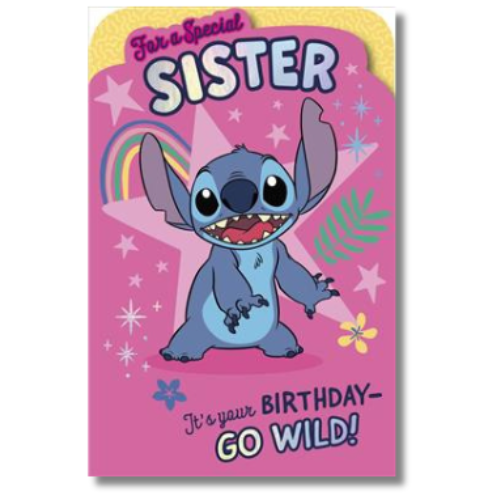Disney For A Special Sister Birthday - Greeting Card
