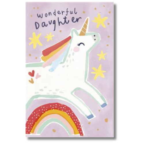 Wonderful Daughter Birthday - Greeting Card