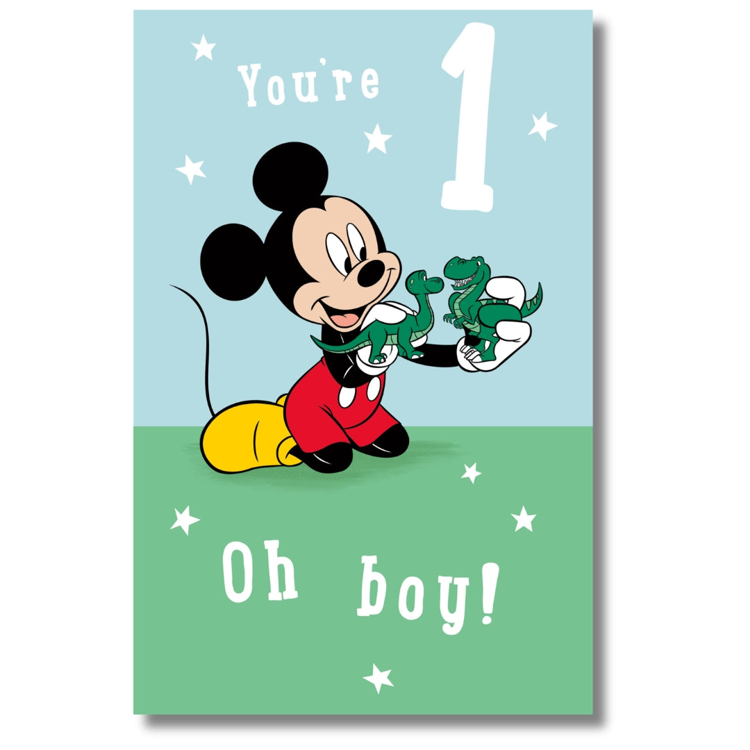 You're 1 Oh Boy! Birthday - Greeting Card