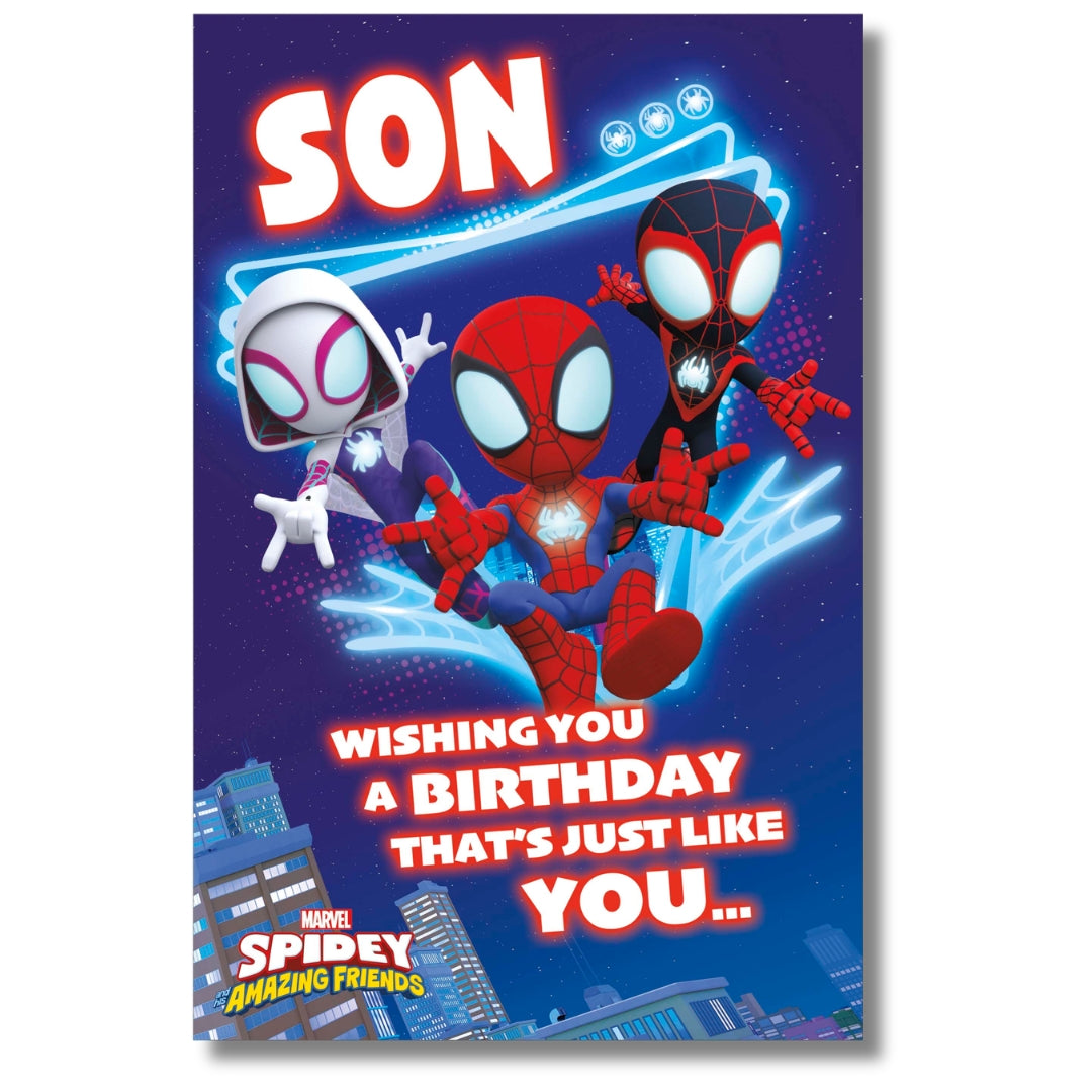 Carlton Marvel Son Birthday - Greeting Card