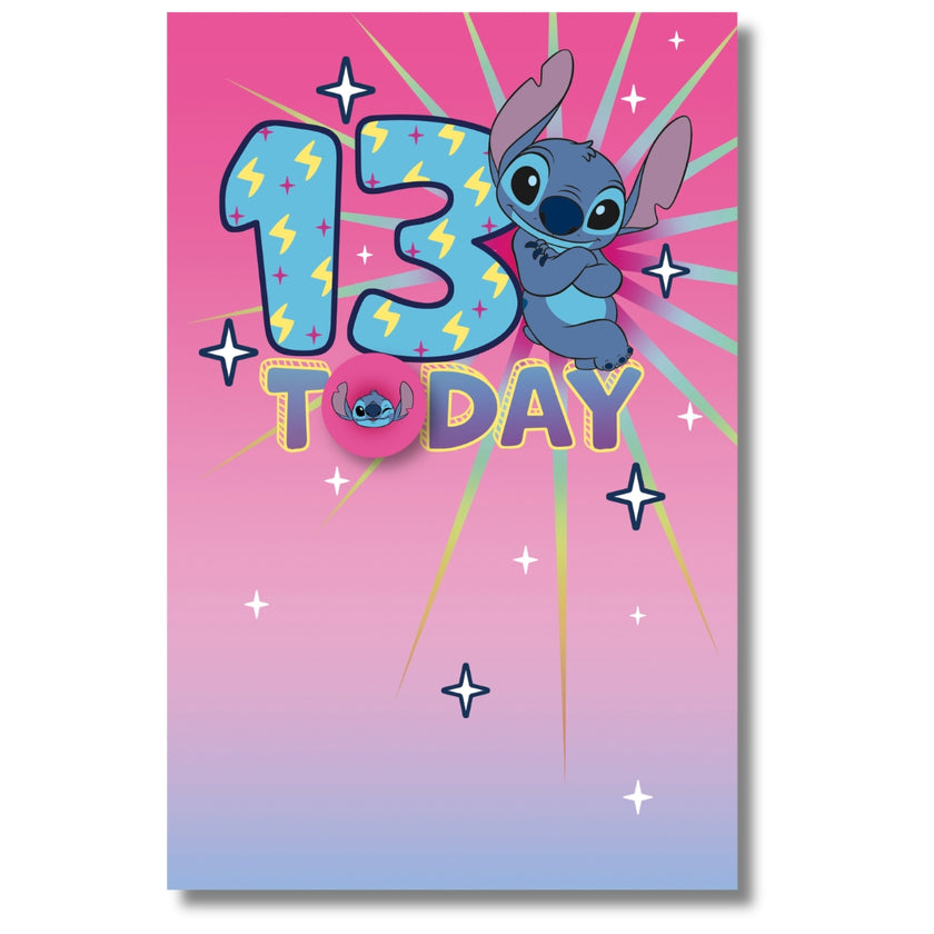 Carlton Disney 13 Today Birthday - Greeting Card