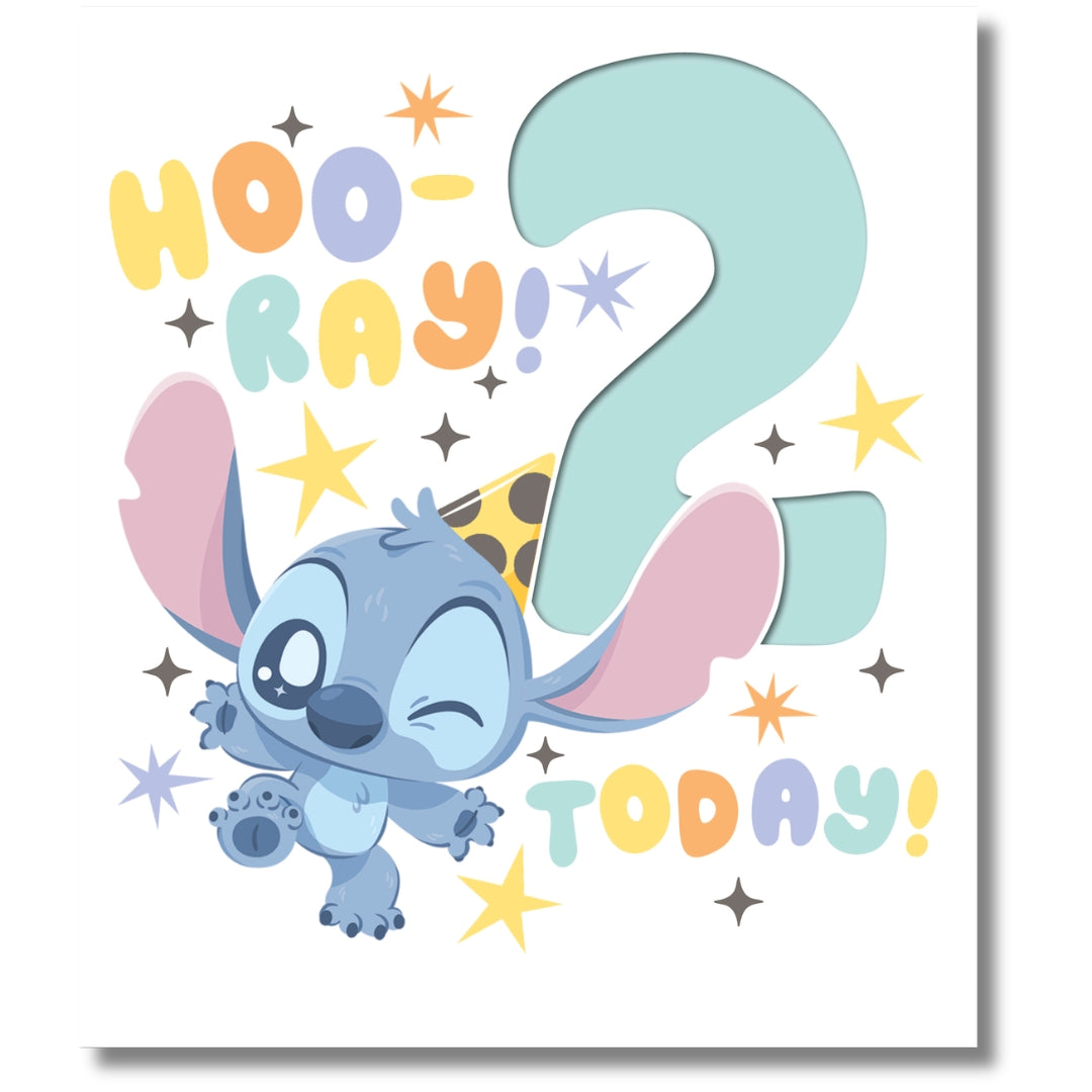 Hoo-Ray! 2 Today! Birthday - Greeting Card