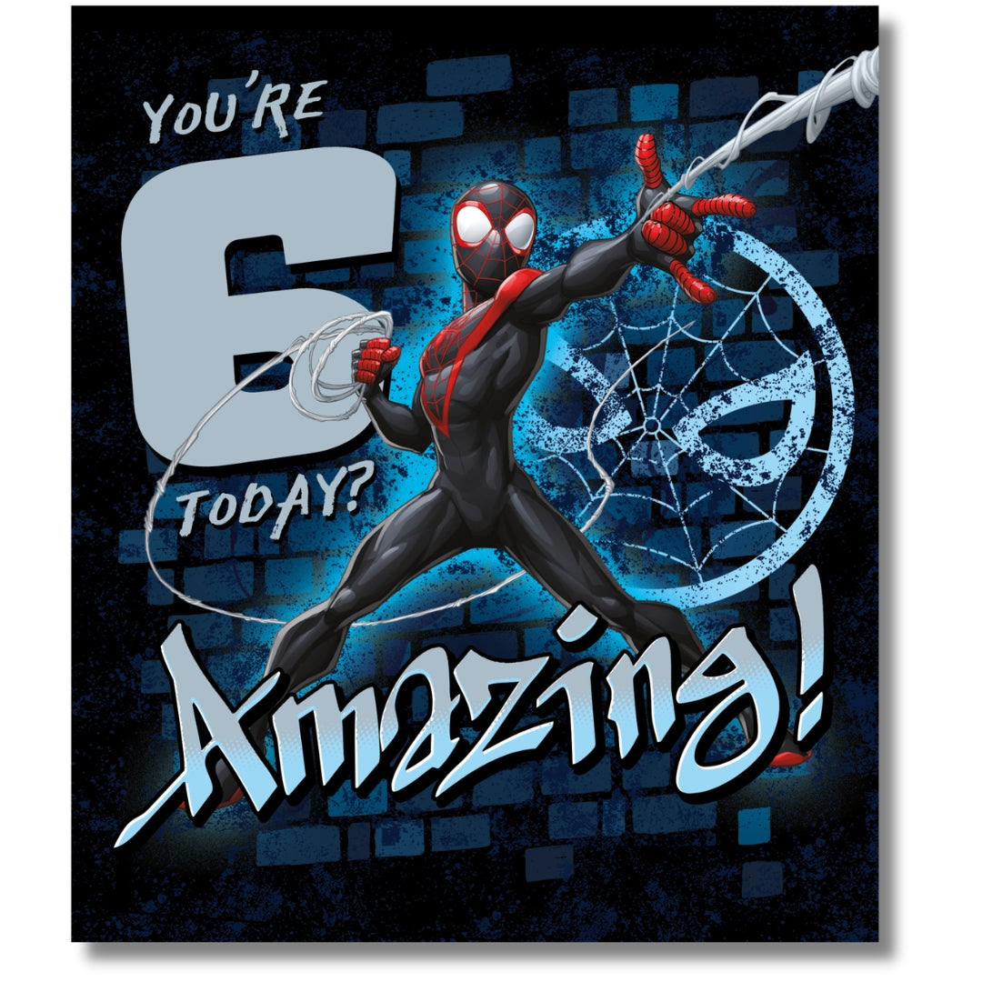 You're 6 Today? Amazing! Birthday - Greeting Card