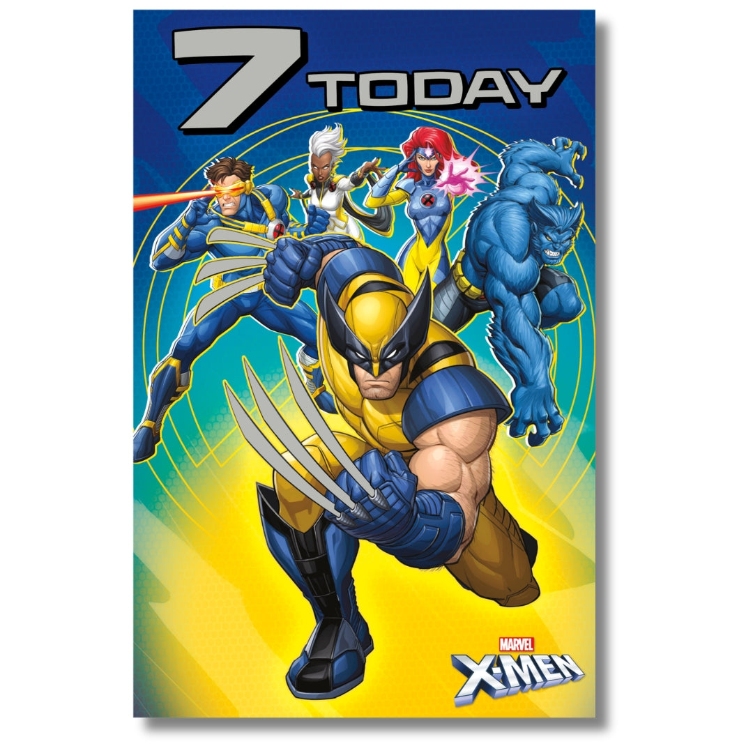 Carlton Marvel 7 Today Birthday - Greeting Card