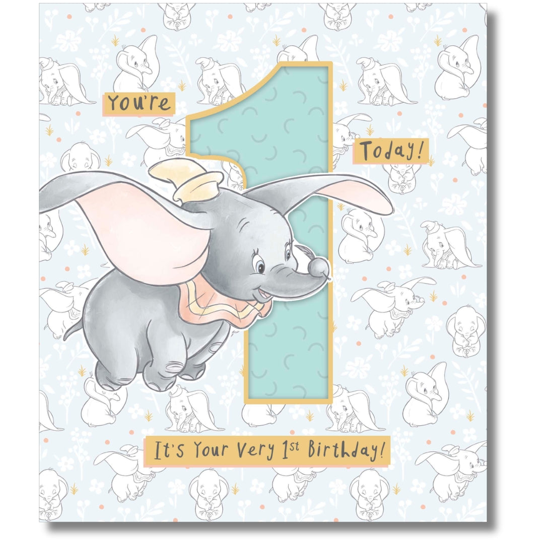 Carlton Disney You're 1 Today! - Greeting Card