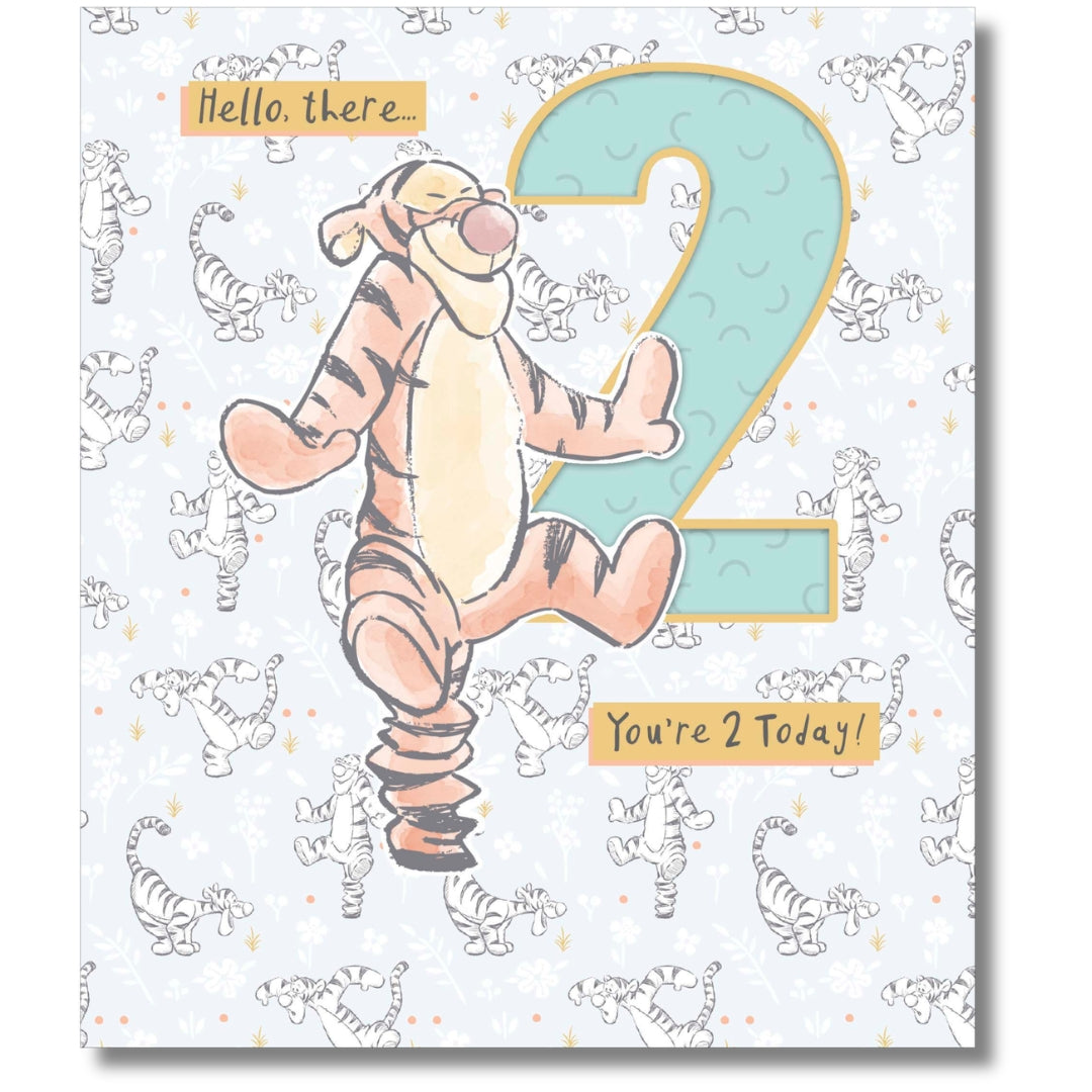 Carlton Disney Hello, There... You're 2 Today! - Greeting Card