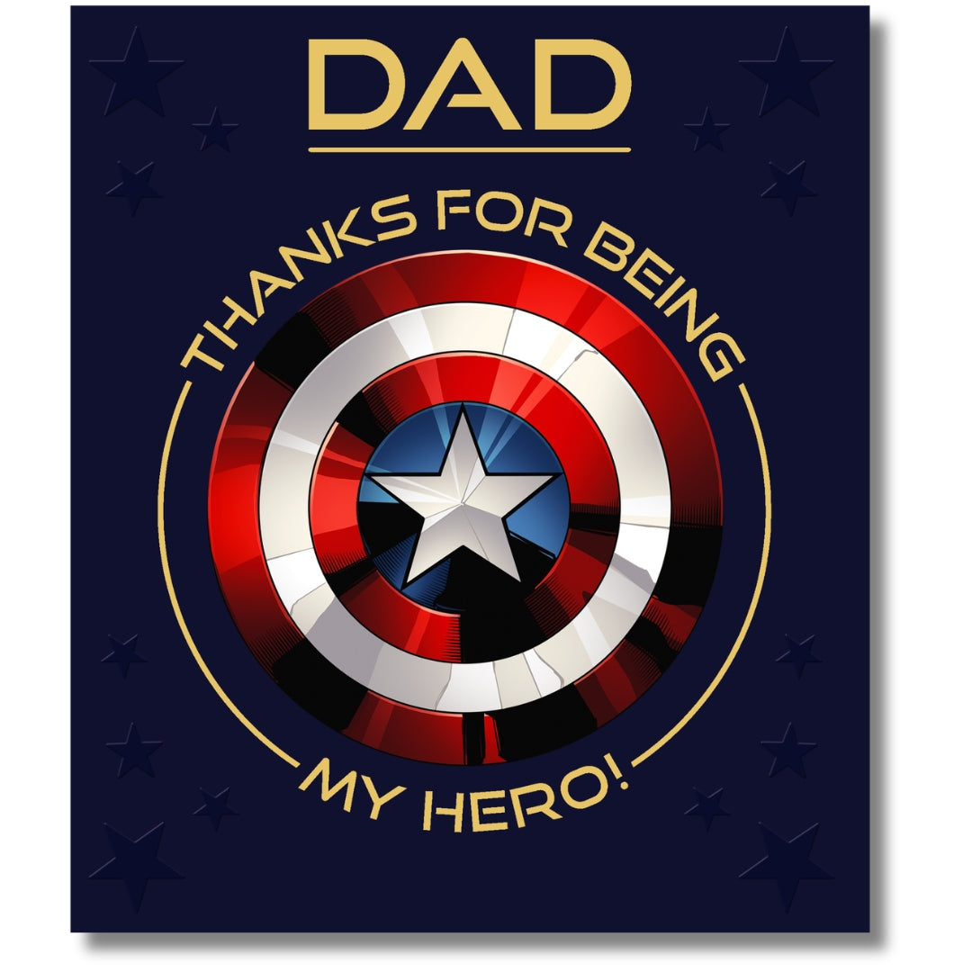 Carlton Marvel Dad Birthday - Greeting Card