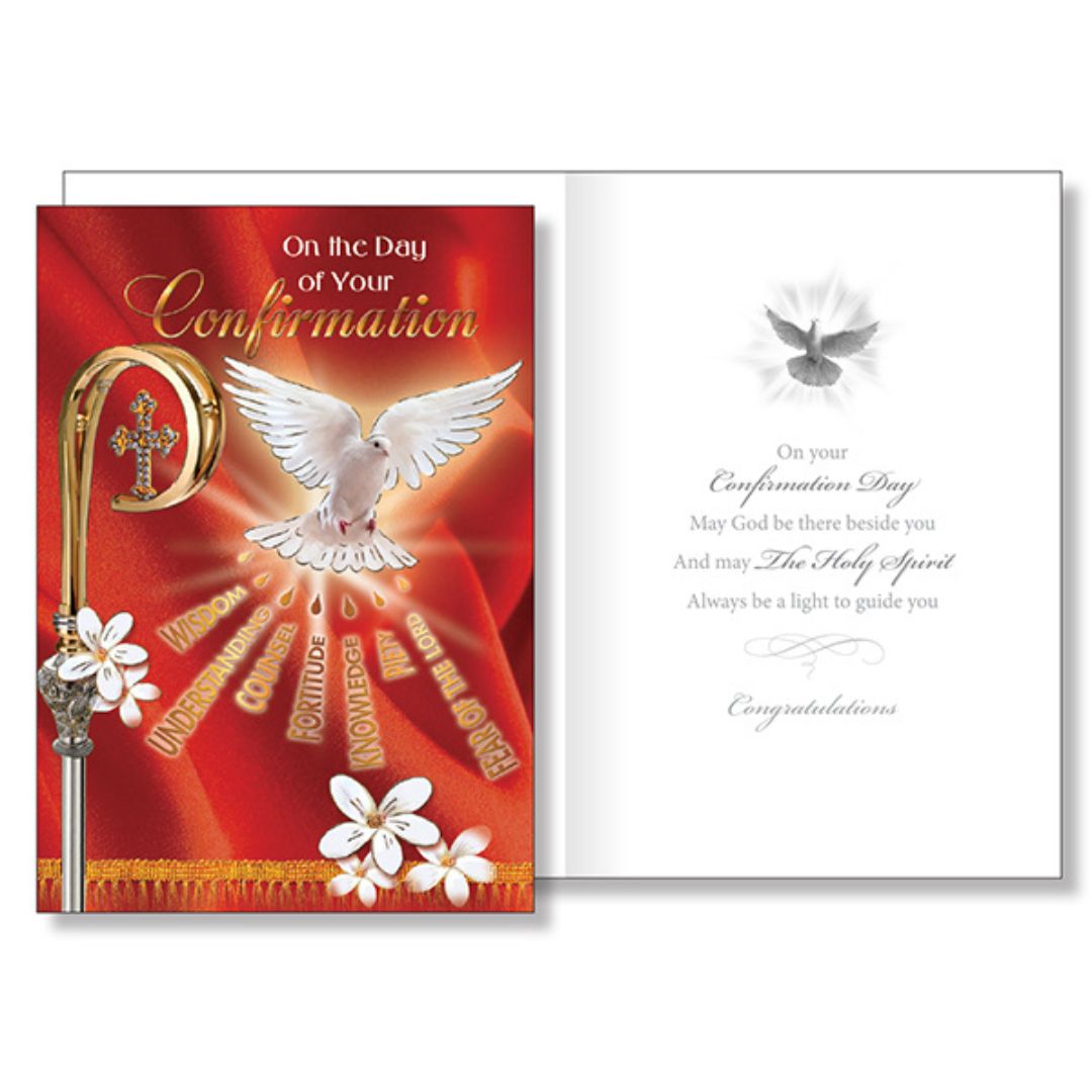 On The Day Of Your Confirmation - Greeting Card