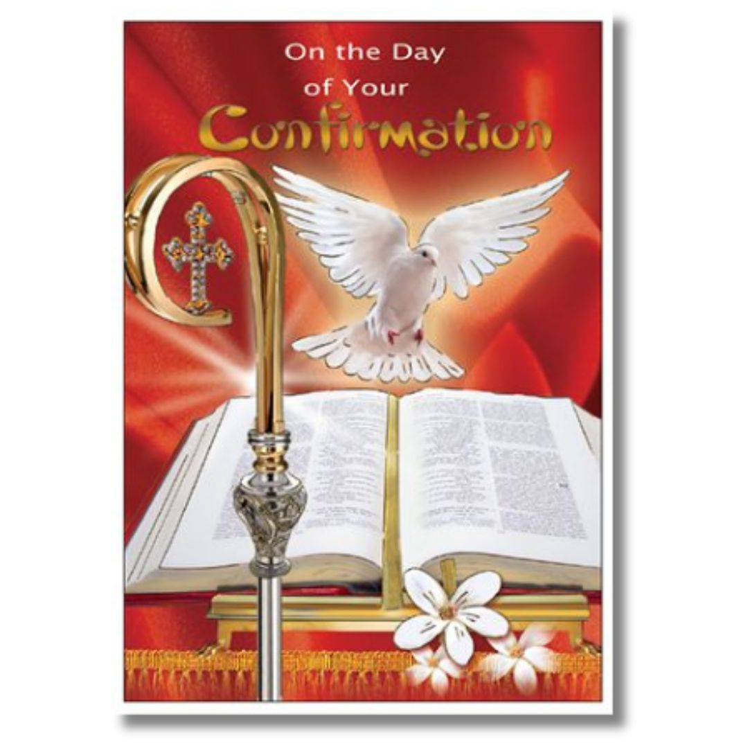 On The Day Of Your Confirmation - Greeting Card