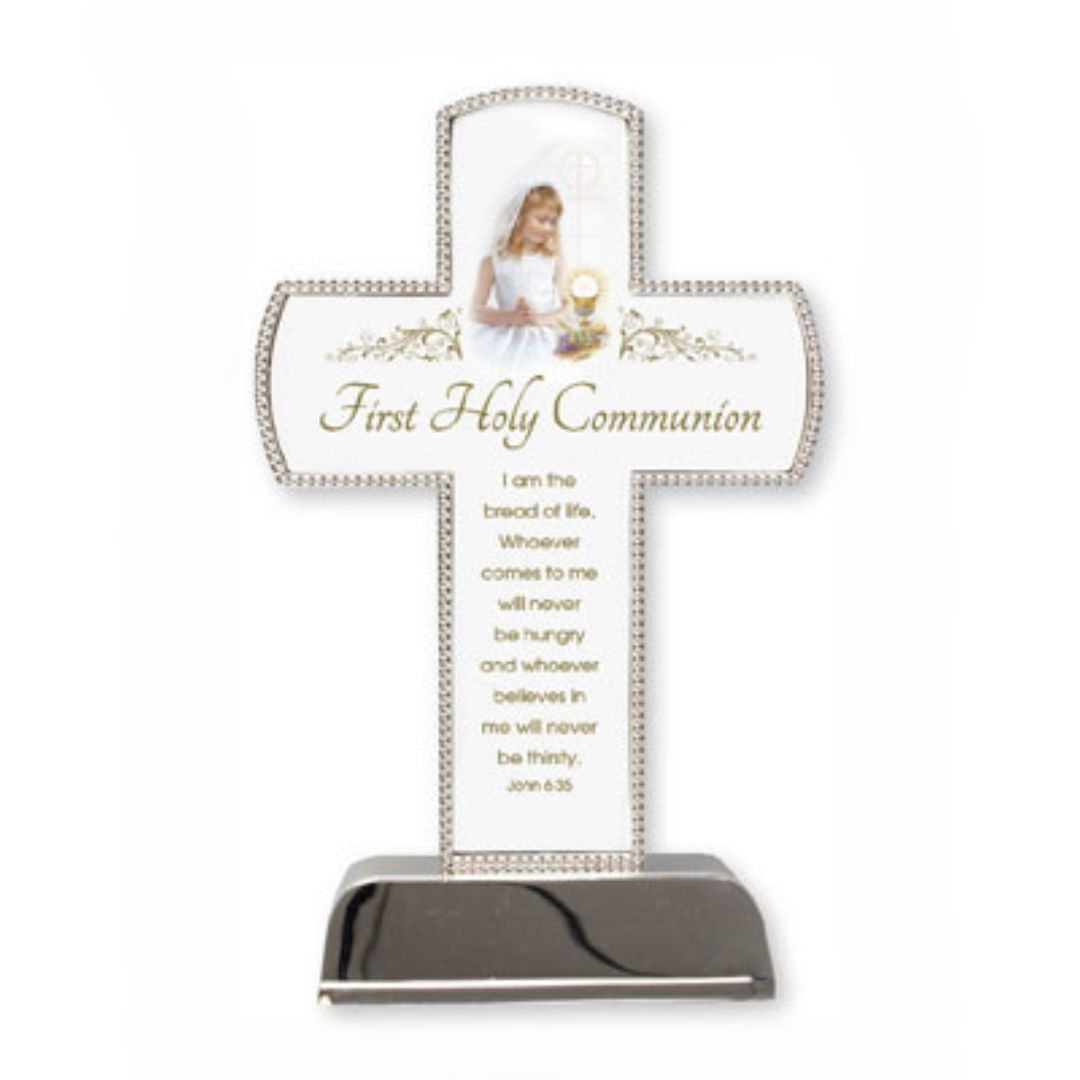 Metal Cross First Holy Communion Girl