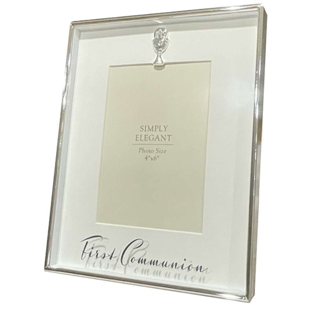 Photo Frame Glass/Metal First Communion 15 x 10cm