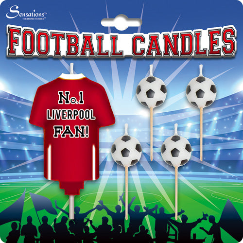 Sensations Football Candles No.1 Liverpool Fan