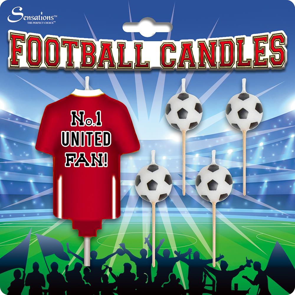 Sensations Football Candles No.1 United Fan