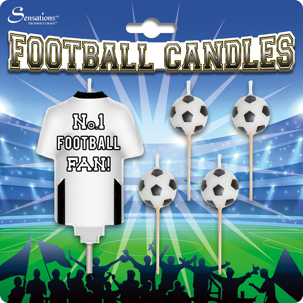 Sensations Football Candles No.1 Football Fan