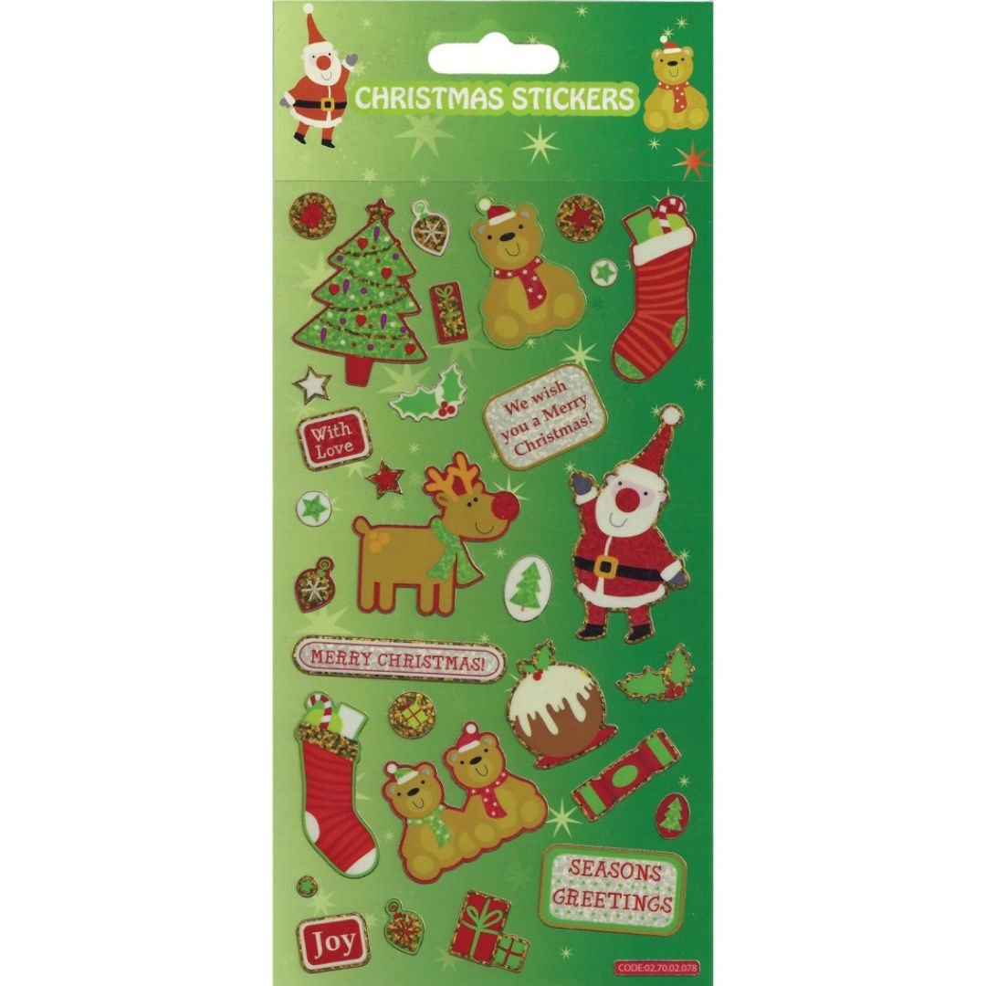 Christmas Stickers - Christmas Greetings