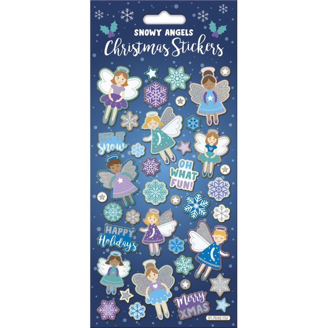 Christmas Stickers - Snowy Angels