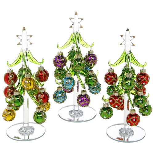 Shudehill Glass Christmas Tree x 1pc Assortment Colours