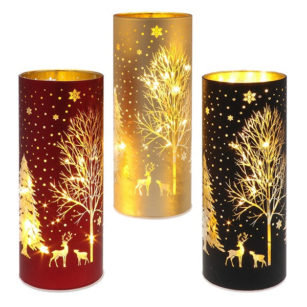 Shudehill Christmas LED Glow Lamp 20cm D8cm x 1pc Assortment