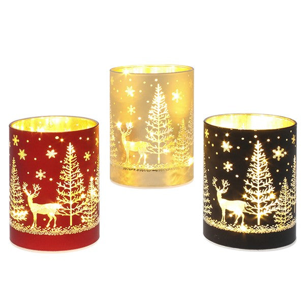 Shudehill Christmas LED Glow Lamp 10cm D7.5cm x 1pc Assortment