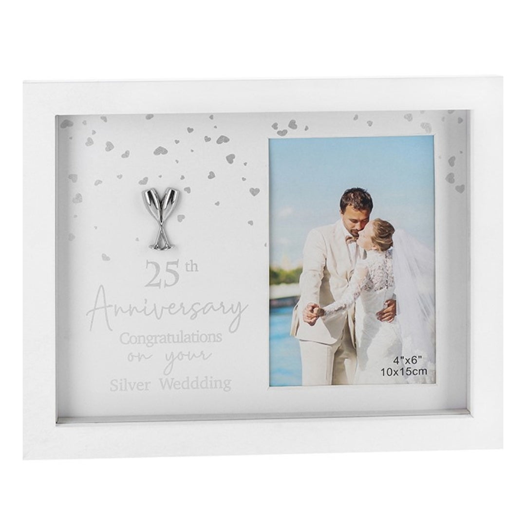 Shudehill Photo Frame 10 x 15cm - 25th Anniversary