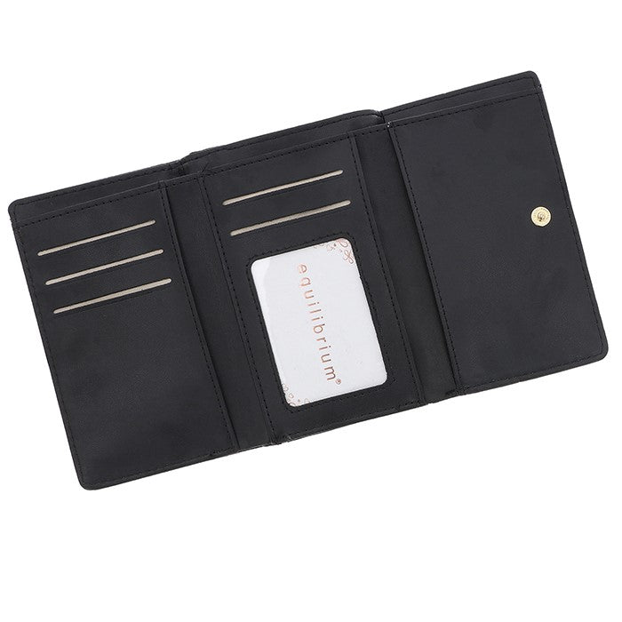Equilibrium Ladies Magnetic Clasp Purse - Small - Black