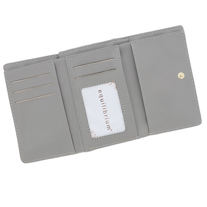 Equilibrium Ladies Magnetic Clasp Purse - Small - Grey