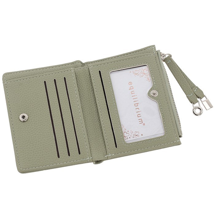 Equilibrium Ladies Purse With Charms - Small - Sage