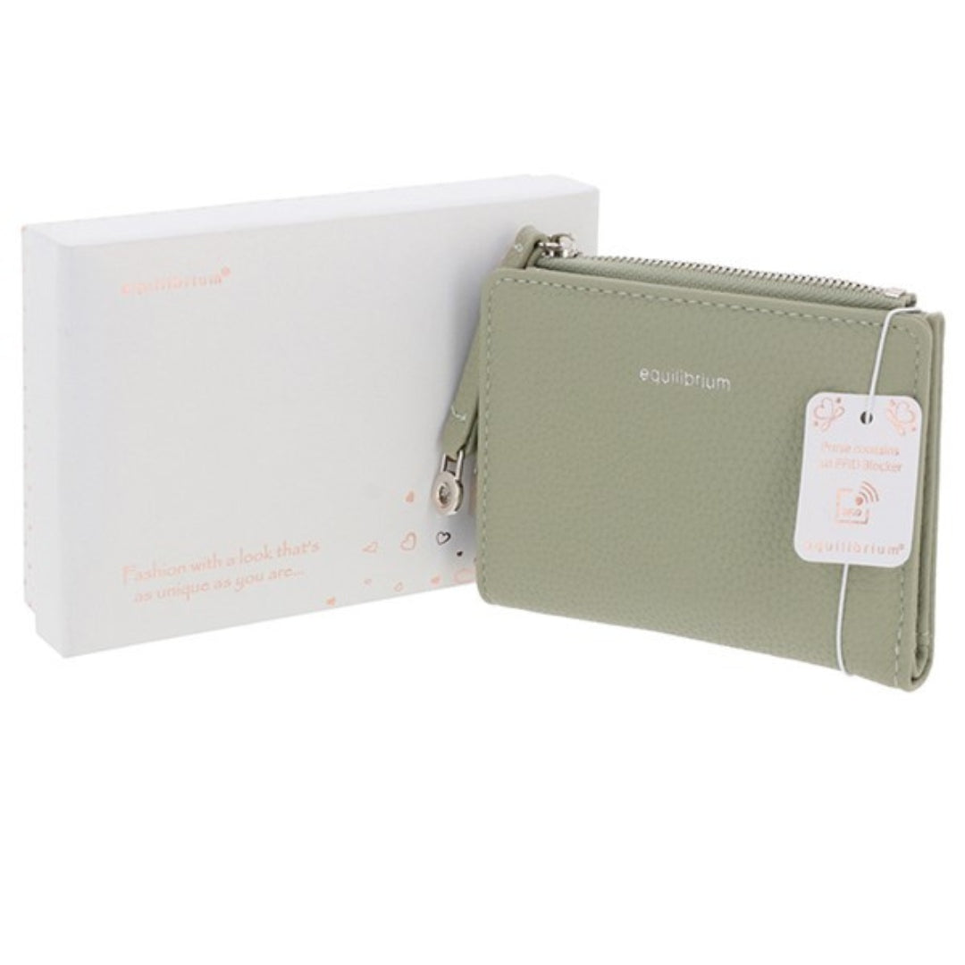 Equilibrium Ladies Purse With Charms - Small - Sage