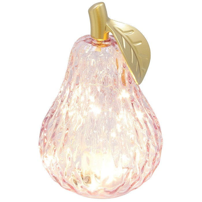 Shudehill Diamond Cut Fruit LED Light-Up 17.5cm - Lilac Pear