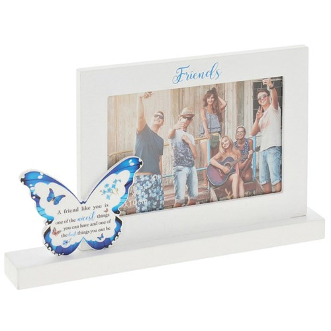 Shudehill Photo Frame - Butterfly Kisses - 10 x 15cm - Friends