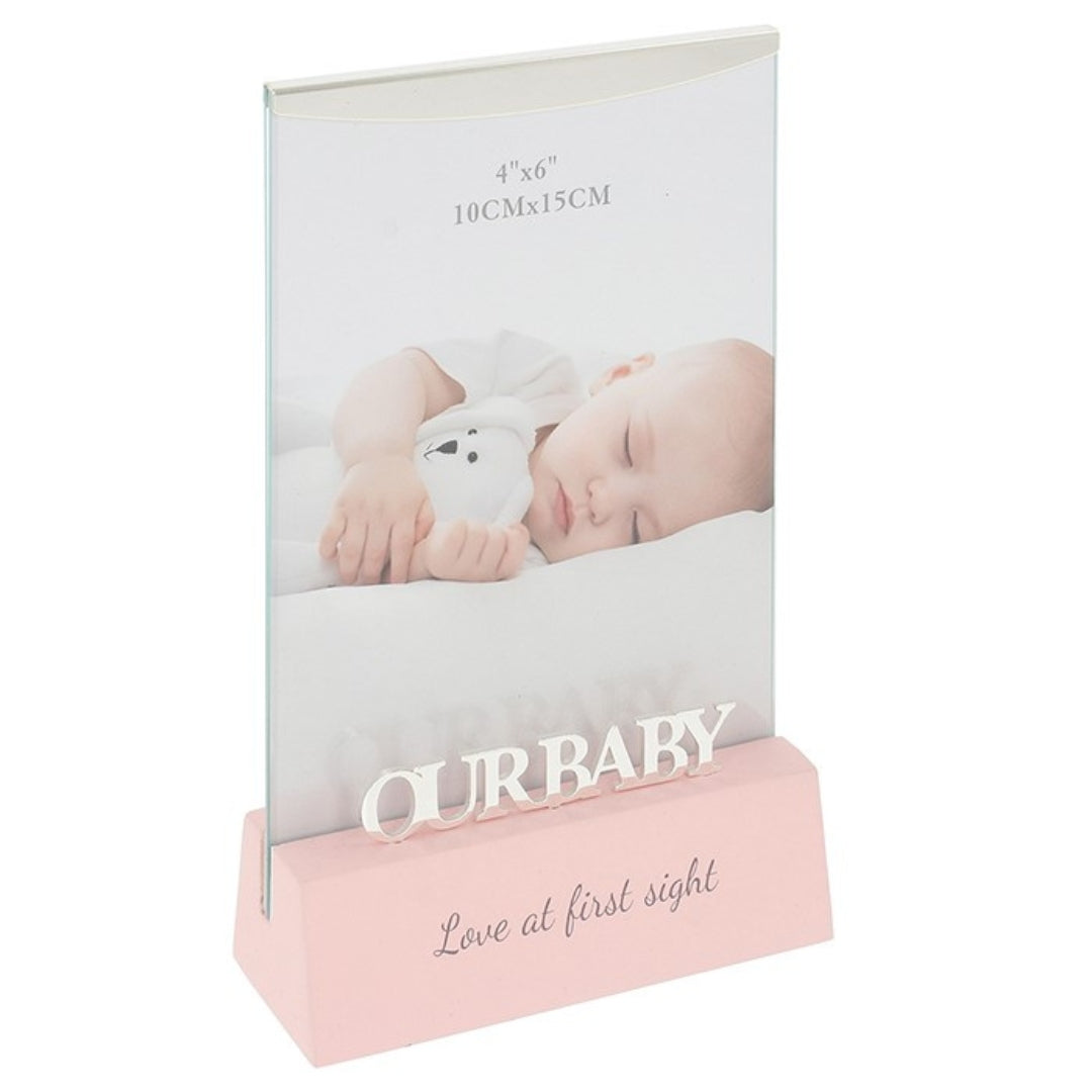 Shudehill Photo Frame 10 x 15cm - Our Baby Pink