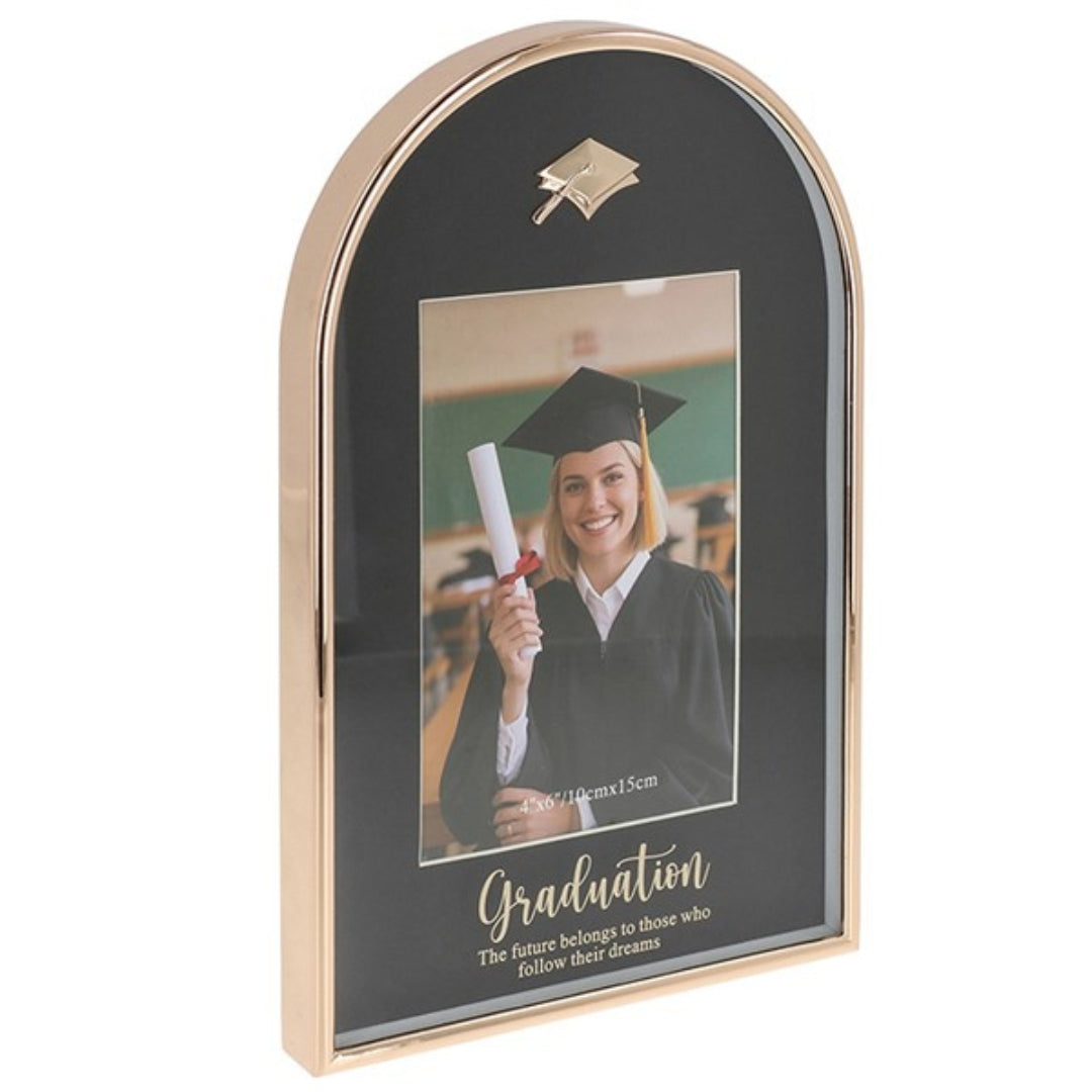 Shudehill  Photo Frame- Gold Arch - 15 x 10cm - Graduation