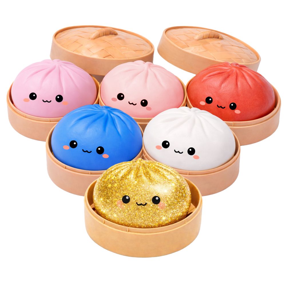 Keycraft Lucky Bao Mystery Squishy Dumpling x 1pc Assortment