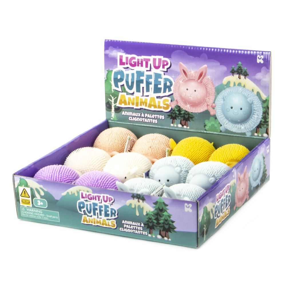 Keycraft Light Up Puffer Animals x 1pc Assortment