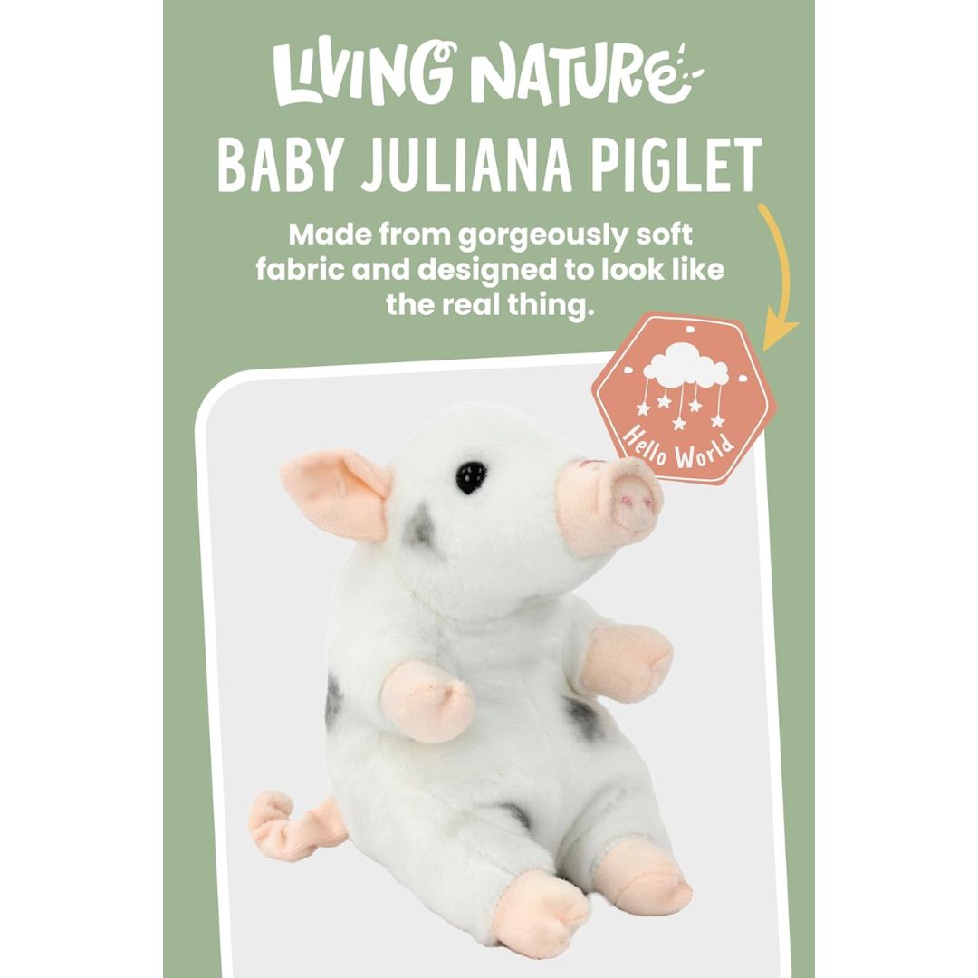 Keycraft Living Nature Baby Juliana Piglet 16cm