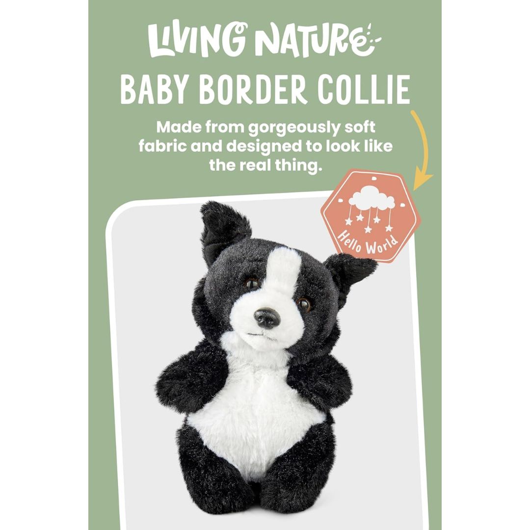 Keycraft Living Nature Baby Border Collie 16cm