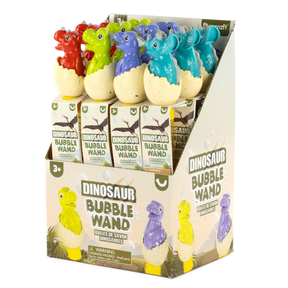Keycraft Dinosaur Bubble Wand x 1pc Assortment