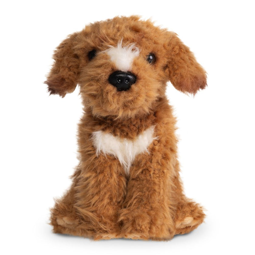 Keycraft Living Nature - Throw Me A Bone - Labradoodle 26cm