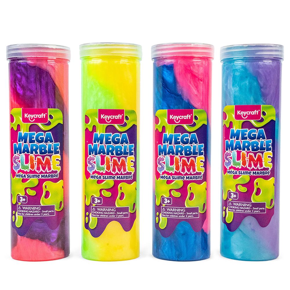 Keycraft Mega Marble Slime Tubes x 1pc Assortment