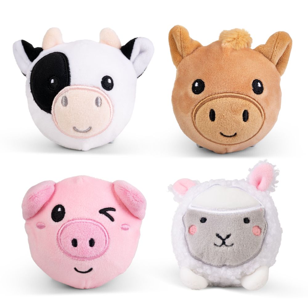 Keycraft - Bouncy Plushies - Farm Animals x 1pc Assortment