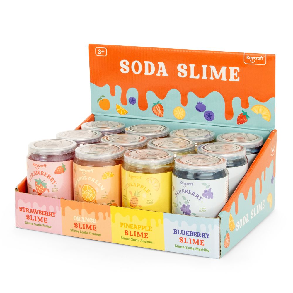 Keycraft Soda Slime Cans x 1pc Assortment
