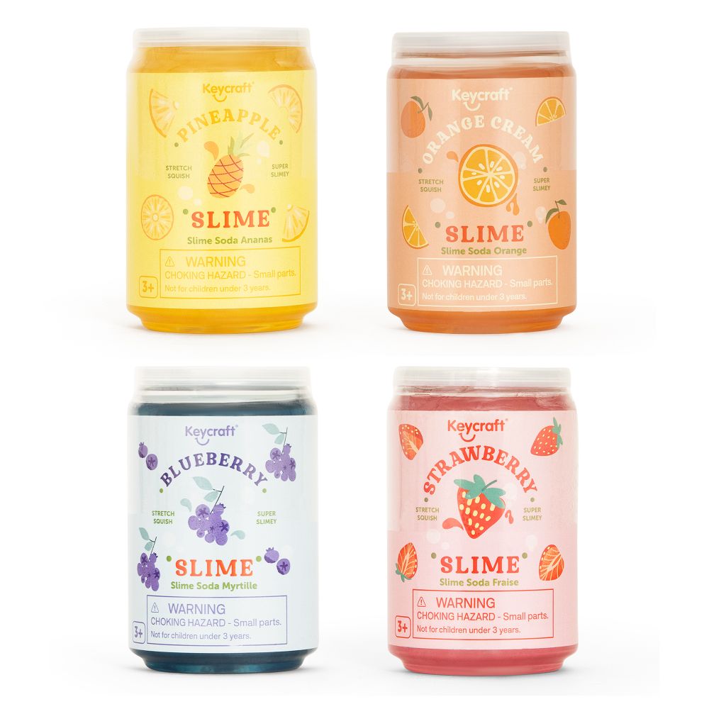 Keycraft Soda Slime Cans x 1pc Assortment