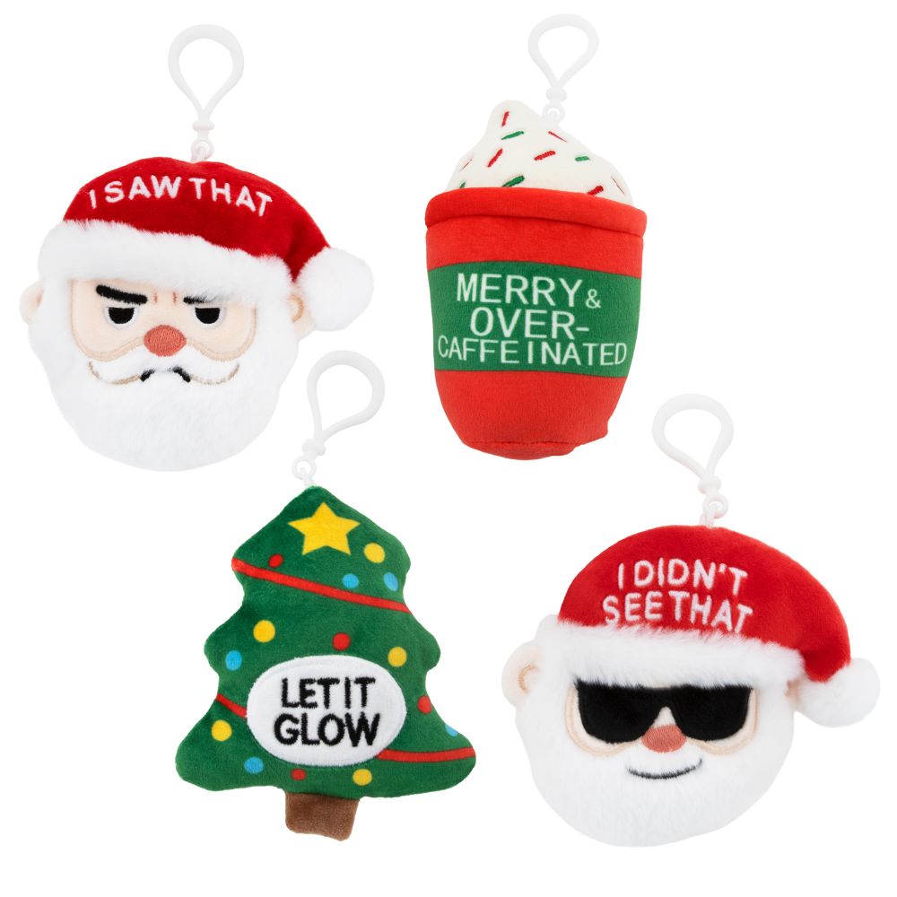 Keycraft - Christmas Snarky Keyrings x 1pc Assortment