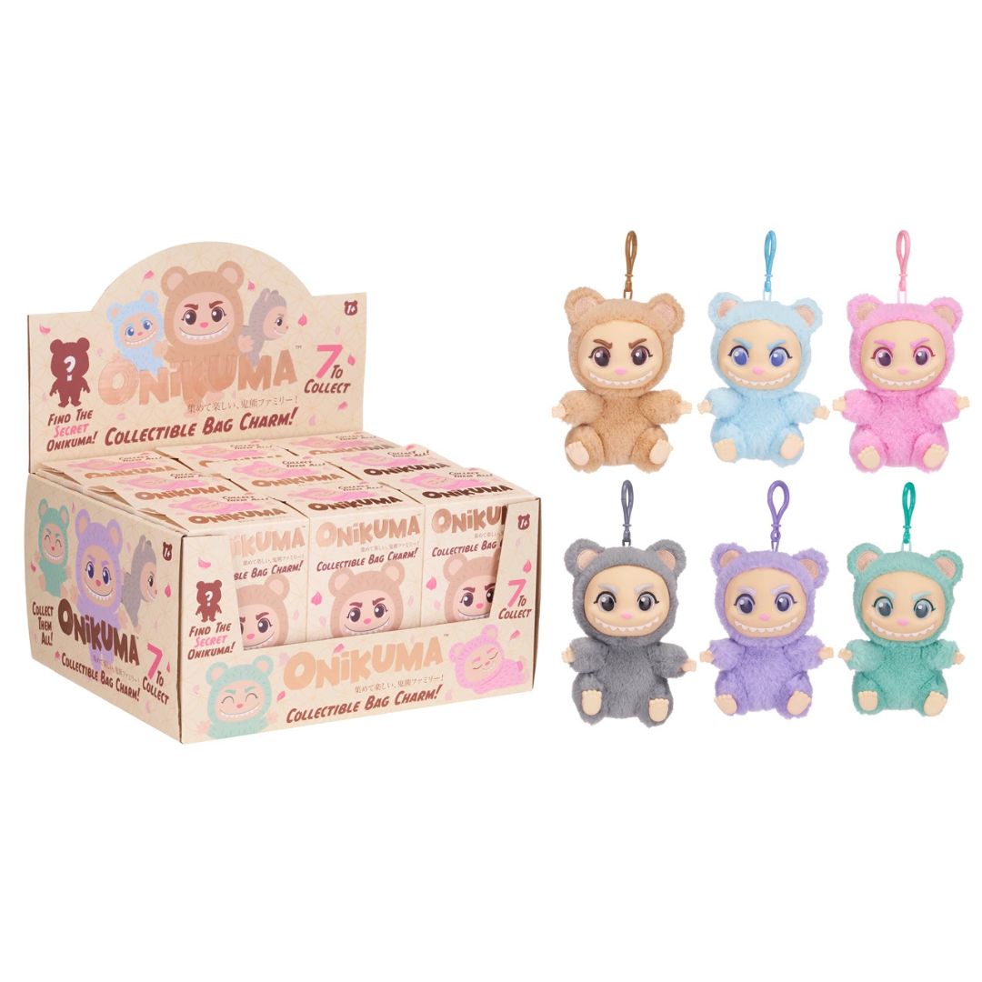 Onikuma Plush Bag Charm 13cm x 1pc Assortment Blind Box