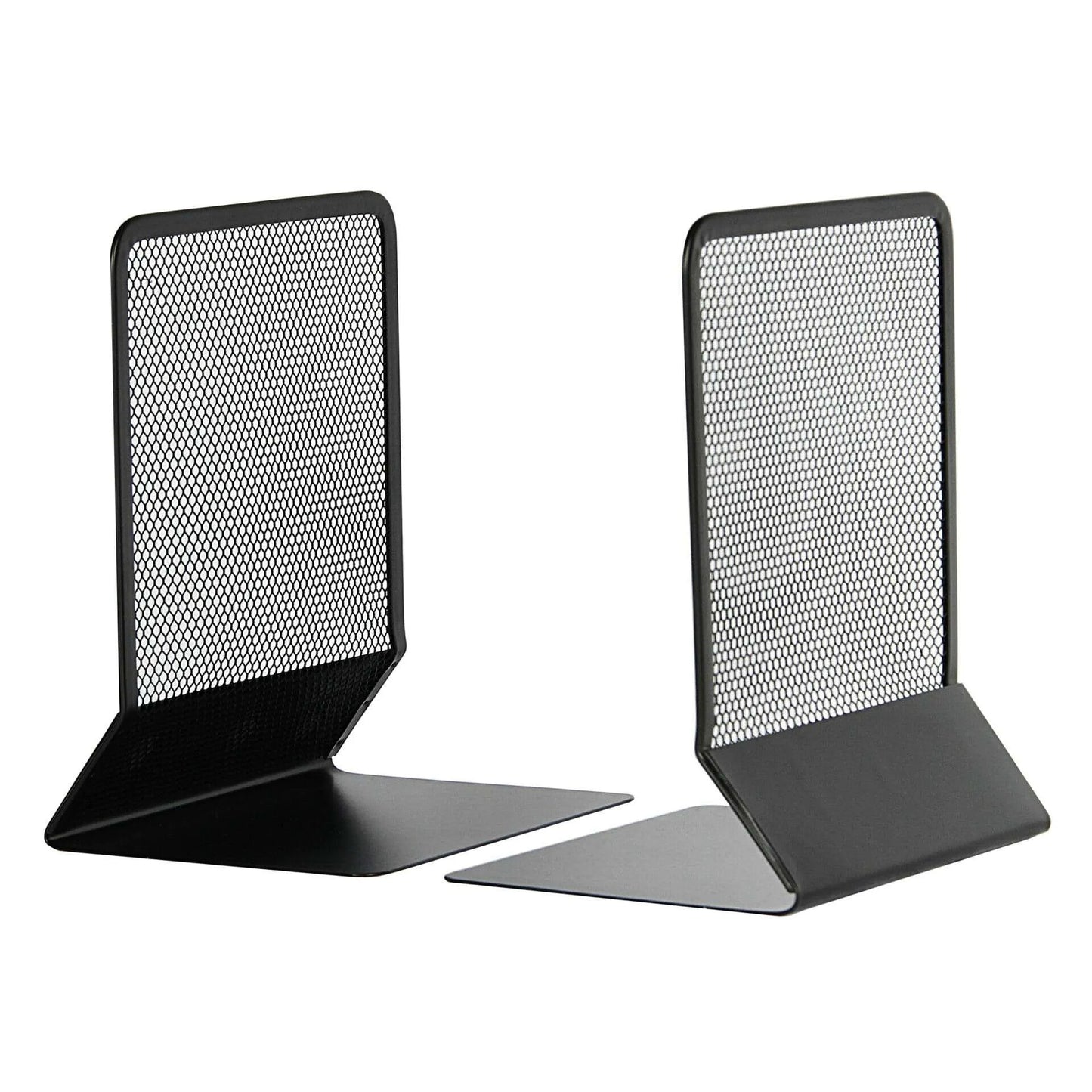 Wiremesh Bookends A Set Of 2pcs - Black