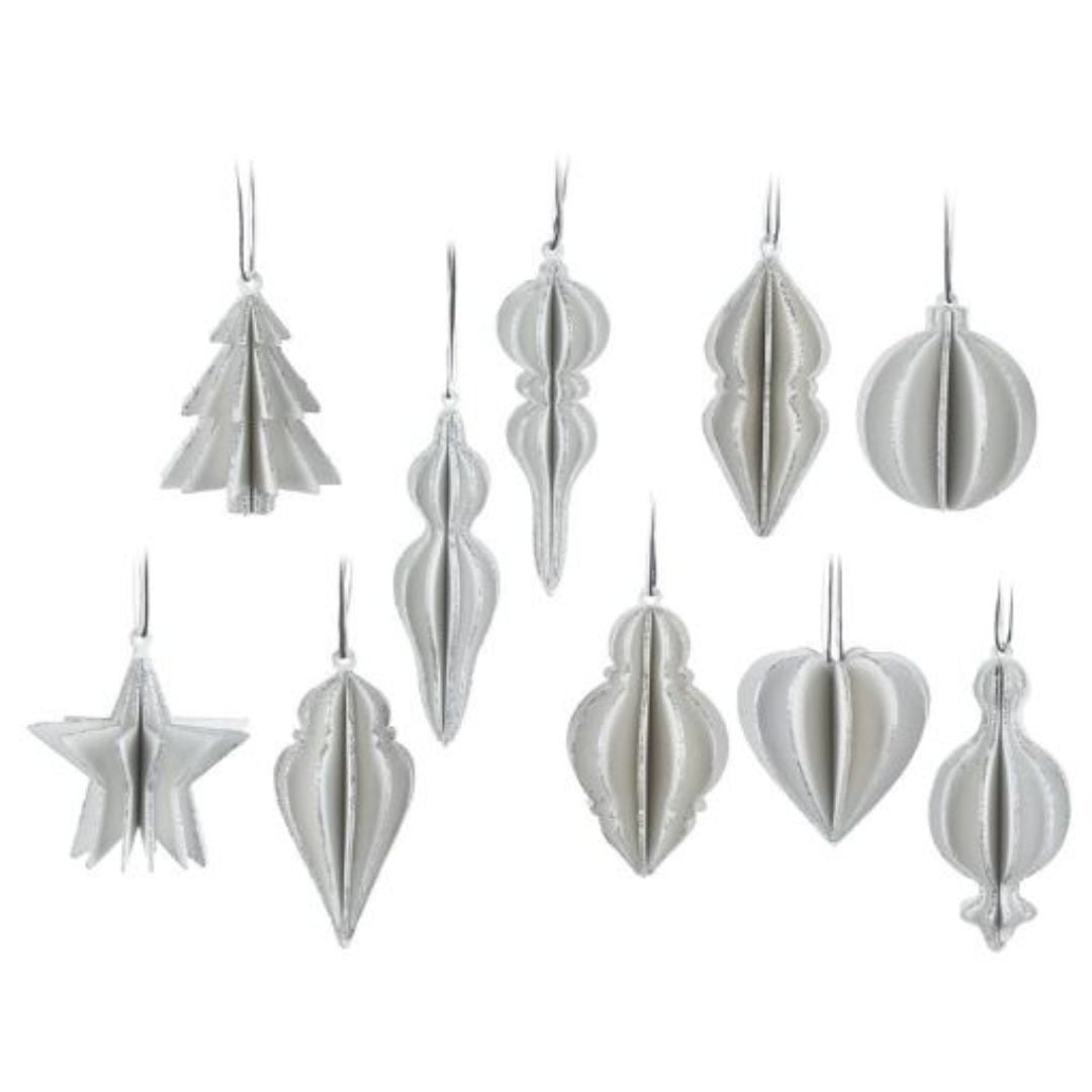 H.S. Christmas Tree Decorations x 1pc Assortment