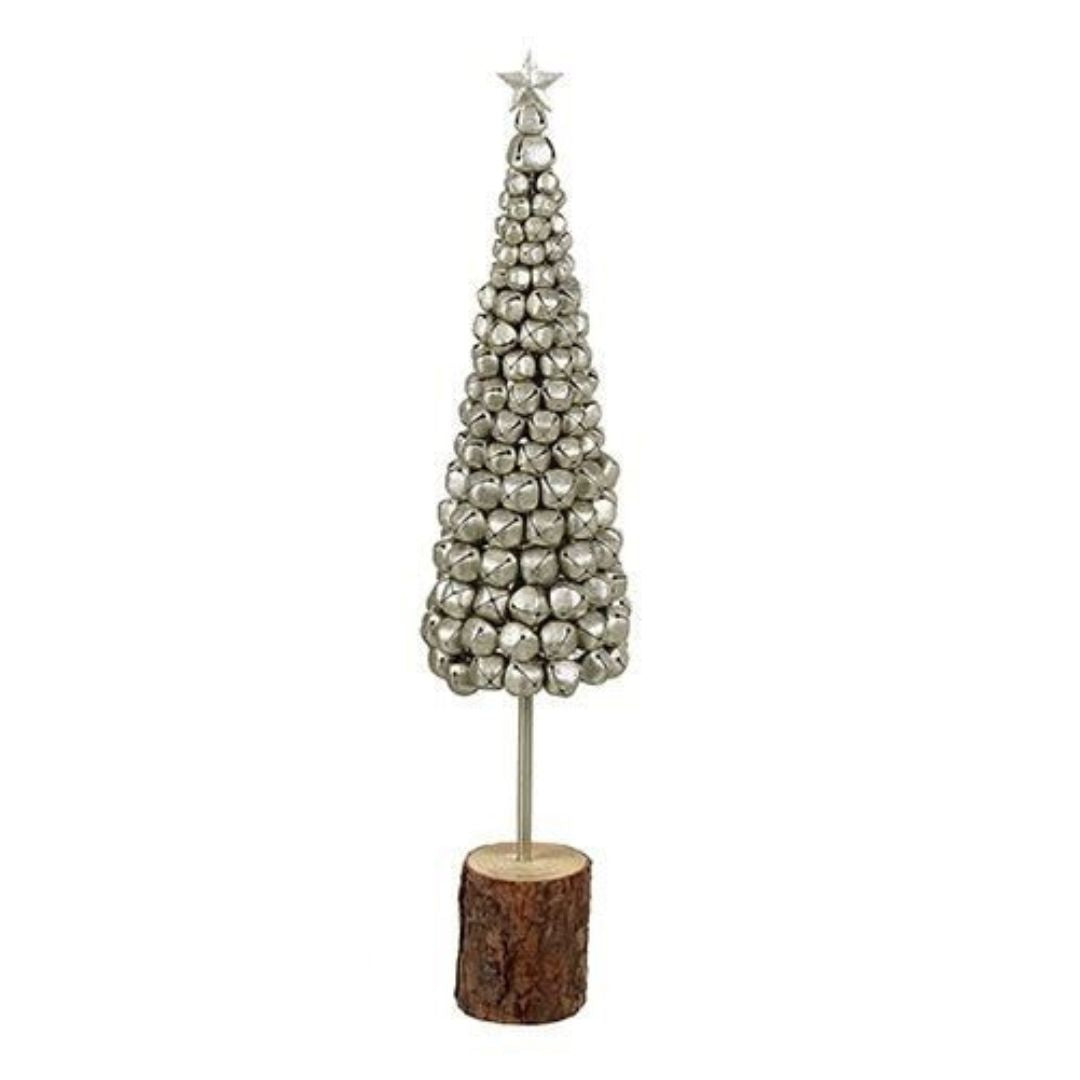 H.S. Medium Silver Metal Bell Tree