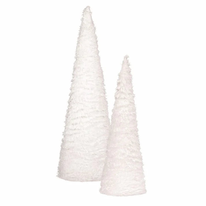 H.S. Cone Tall White Christmas Tree x 1pc