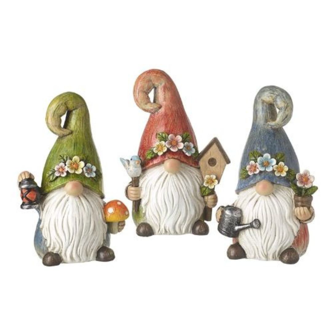 H.S. Garden Gnoms 18cm A Set Of 3pcs