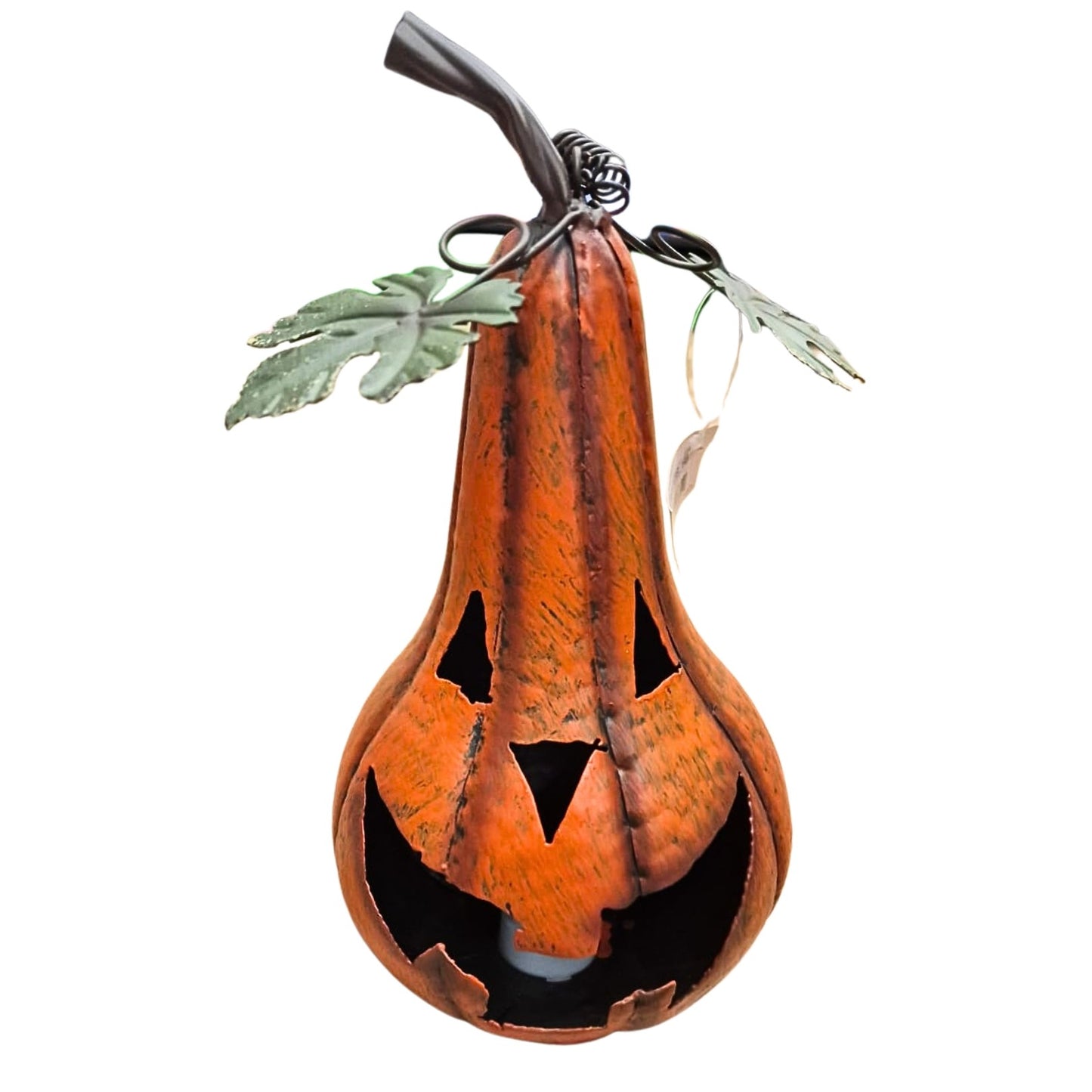 Halloween Metal Pumpkin 30cm